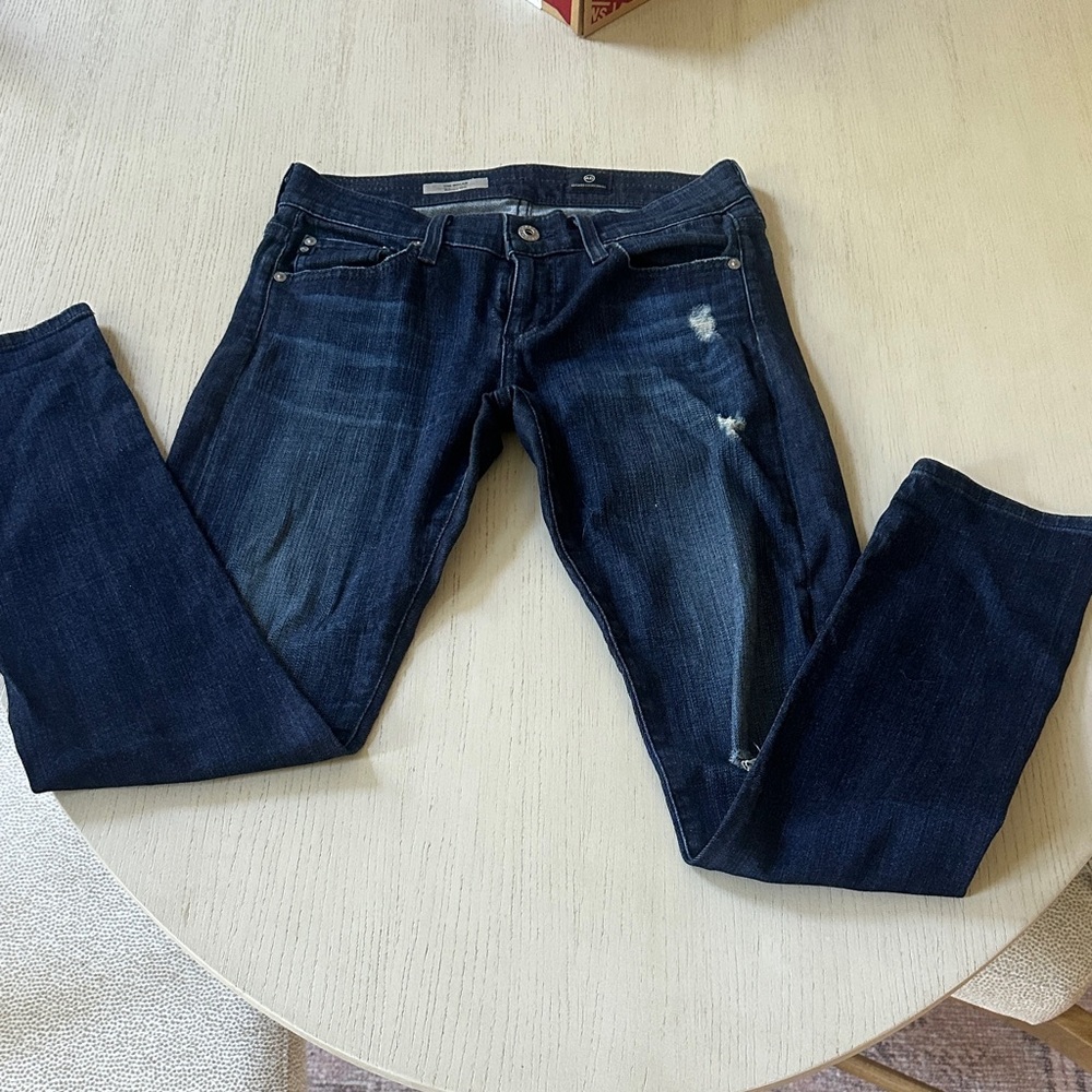 AG Adriano Goldschmied Dark Blue Skinny Jeans